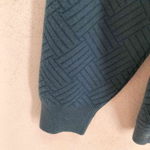 ノーリーズ NOLLEY’S LIGHT 裏フェザークルーネックニット メンズ M