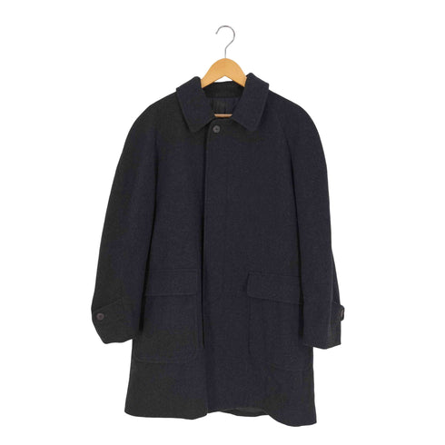 GEORG STAGE カシミヤ混ウール ナイロン ステンカラーコート メンズ import:L