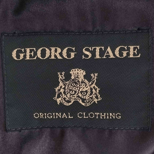 GEORG STAGE カシミヤ混ウール ナイロン ステンカラーコート メンズ import:L