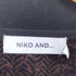 ニコアンド niko and... プリントベロアポロシャツ メンズ L