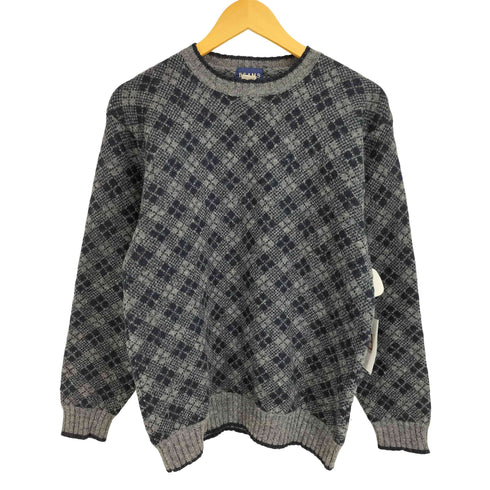 ビームス BEAMS 00S-90S ウール 総柄 クルーネックニット メンズ JPN:M