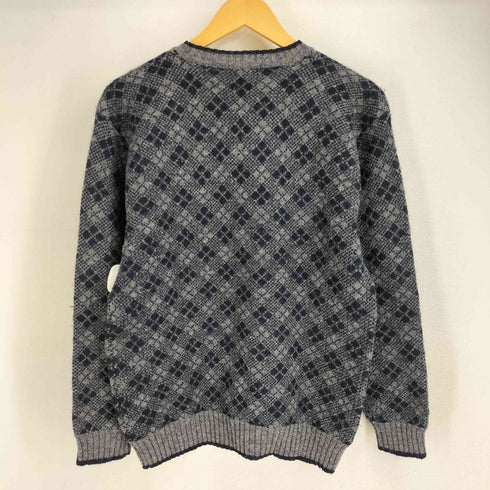 ビームス BEAMS 00S-90S ウール 総柄 クルーネックニット メンズ JPN:M