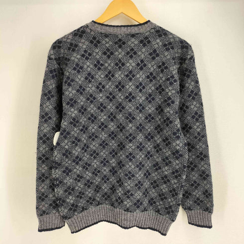 ビームス BEAMS 00S-90S ウール 総柄 クルーネックニット メンズ JPN:M