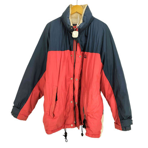 ノーティカ NAUTICA 90S バイカラーダウンジャケット メンズ import:XL