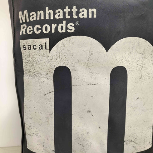 サカイ Sacai 18AW ロゴプリントレザートートバッグ メンズ