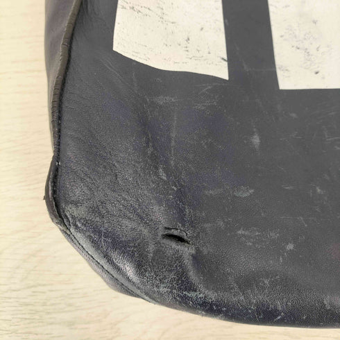 サカイ Sacai 18AW ロゴプリントレザートートバッグ メンズ