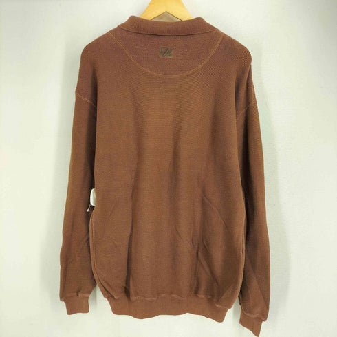 カッターアンドバック CUTTER&BUCK 90S USA製 ワンポイント刺繍 ニット ポロシャツ メンズ import:M