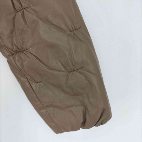 Loveles ファー付き ラムレザーダウンコート レディース JPN:36