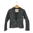 DRitte pig leather 金ボタン 2B ピッグレザー テーラードジャケット レディース import:S