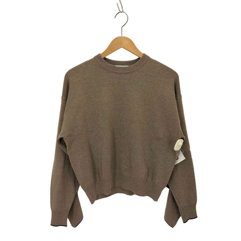 クラネ CLANE BACK FRILL LINE KNIT/バックフリルラインニット レディース JPN:1