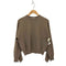 クラネ CLANE BACK FRILL LINE KNIT/バックフリルラインニット レディース JPN:1