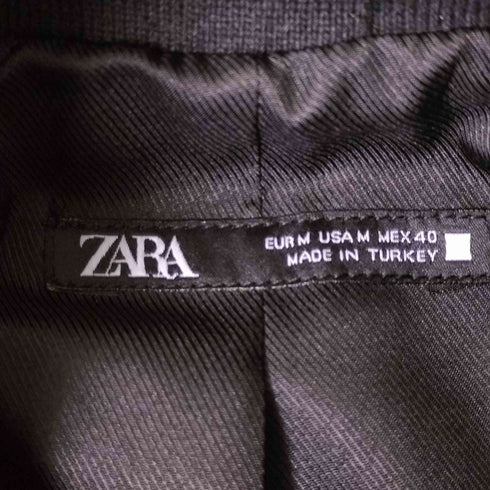 ザラ ZARA スタンドカラーコート メンズ import:M
