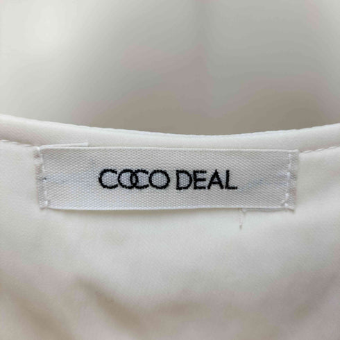 ココディール COCO DEAL ニットベストレイヤードボリュームスリーブワンピース レディース