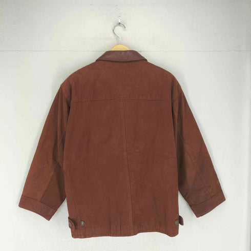WINCHESTER lamb leather レザー襟切替ジャケット メンズ import:M