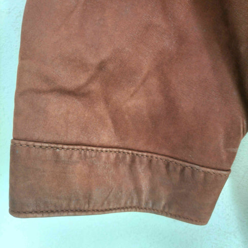 WINCHESTER lamb leather レザー襟切替ジャケット メンズ import:M