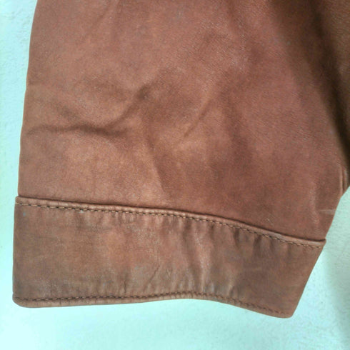 WINCHESTER lamb leather レザー襟切替ジャケット メンズ import:M