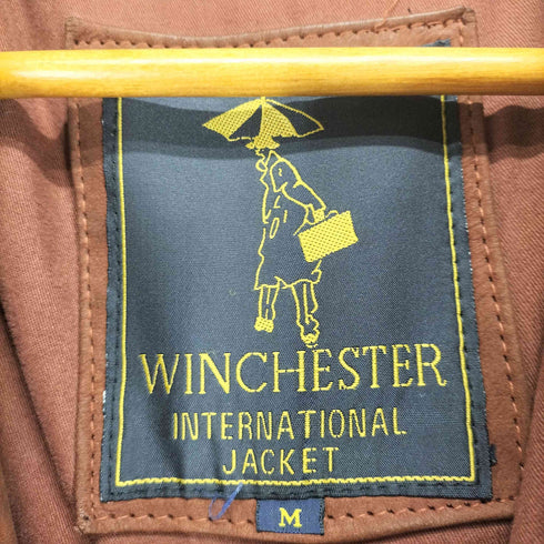 WINCHESTER lamb leather レザー襟切替ジャケット メンズ import:M