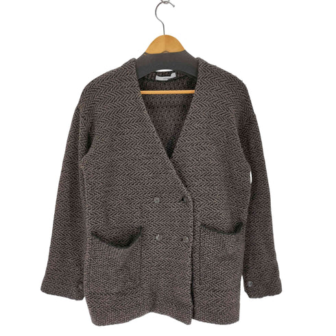 ジャーナルスタンダードレリューム JOURNAL STANDARD relume ヘリンボンジャガードニットジャケット レディース