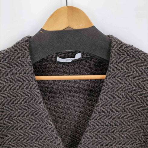 ジャーナルスタンダードレリューム JOURNAL STANDARD relume ヘリンボンジャガードニットジャケット レディース