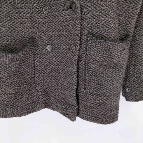 ジャーナルスタンダードレリューム JOURNAL STANDARD relume ヘリンボンジャガードニットジャケット レディース