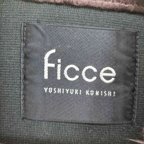 フィッチェ ficce YOSHIYUKI KONISHI デザインメッシュ切替ファージャケット メンズ