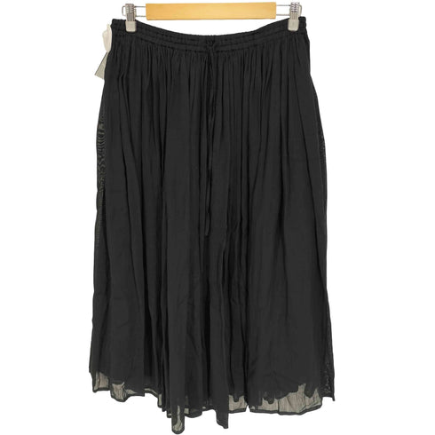 maison de soil COTTON SILK x SILK PLAIN RAJASTHAN TUCK GATHERED SKIRT コットン シルク ラージャスターン タック ギャザー スカート レディース JPN:1