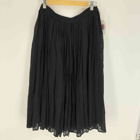 maison de soil COTTON SILK x SILK PLAIN RAJASTHAN TUCK GATHERED SKIRT コットン シルク ラージャスターン タック ギャザー スカート レディース JPN:1