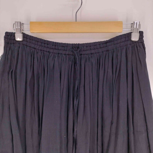 maison de soil COTTON SILK x SILK PLAIN RAJASTHAN TUCK GATHERED SKIRT コットン シルク ラージャスターン タック ギャザー スカート レディース JPN:1