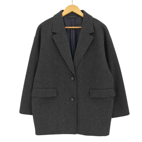 ジーユー GU 25aw コージーメルトンハーフコート レディース JPN:M