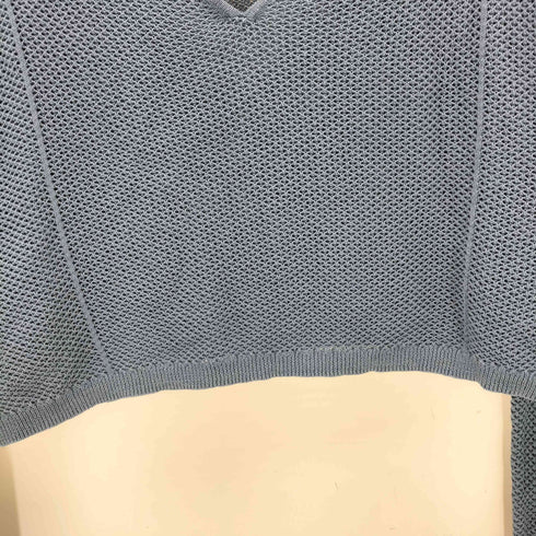 グリーンレーベルリラクシング GREEN LABEL RELAXING メッシュ クロップド 2WAY プルオーバー ニット ウォッシャブル レディース