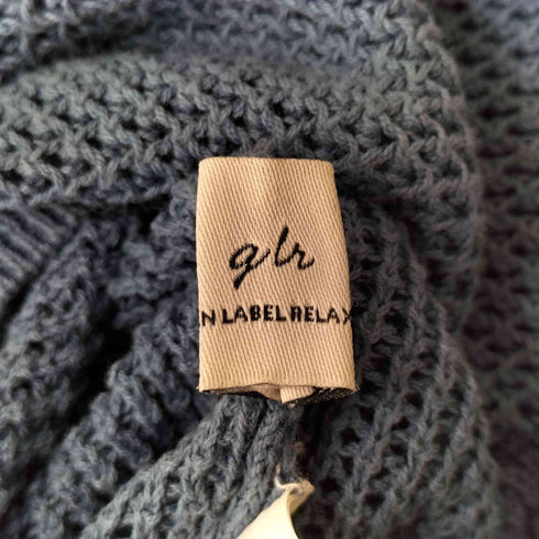 グリーンレーベルリラクシング GREEN LABEL RELAXING メッシュ クロップド 2WAY プルオーバー ニット ウォッシャブル レディース