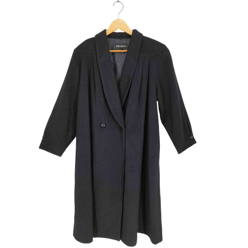 RELDAN cashmere カシミヤ混ショールカラーマキシコート レディース 11AR