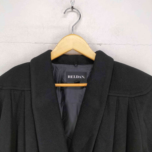 RELDAN cashmere カシミヤ混ショールカラーマキシコート レディース 11AR