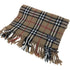 バーバリーズ BURBERRYS イングランド製 ノバチェック フリンジ ウール マフラー レディース