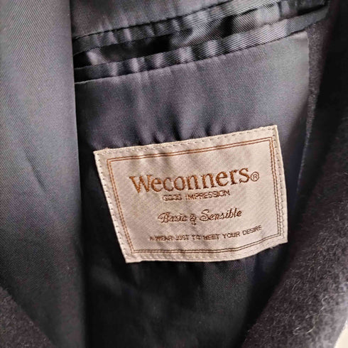 Weconners アンゴラ混ダブルチェスターコート メンズ L