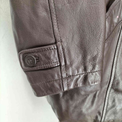 SCOOP cow leather カウレザーカーコート レディース import:M