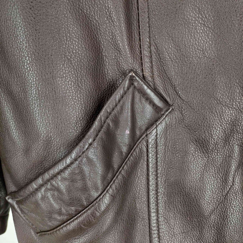 SCOOP cow leather カウレザーカーコート レディース import:M