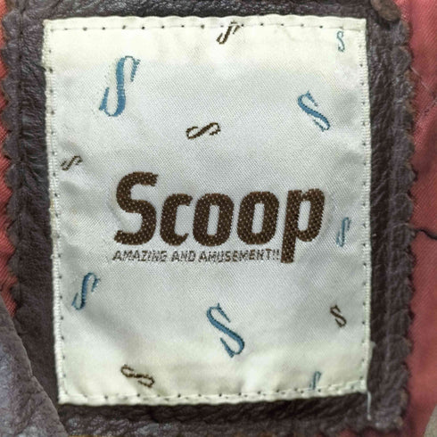 SCOOP cow leather カウレザーカーコート レディース import:M