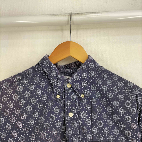 エンジニアードガーメンツ Engineered Garments コットン ペイズリー プルオーバー S/Sシャツ メンズ import:L