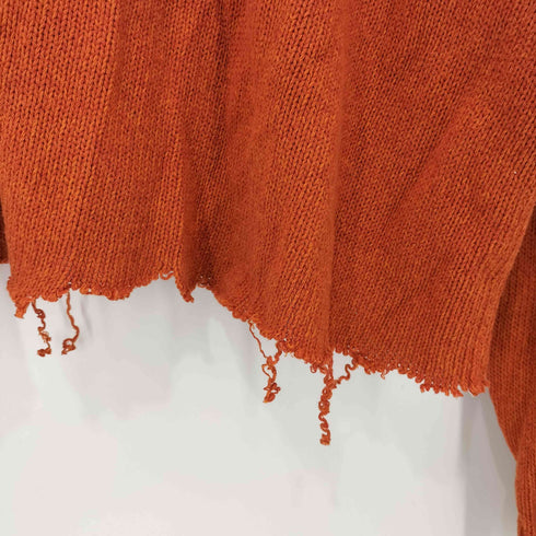 チャップスラルフローレン CHAPS RALPH LAUREN 短丈 カットオフ エルボーパッチ プルオーバーニット メンズ import:XL