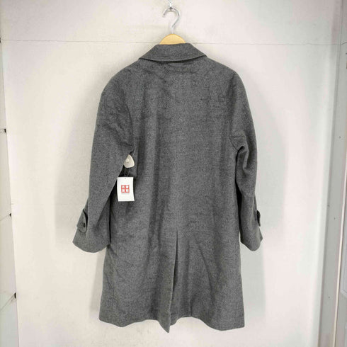 Elephant calw cashmere ドイツ製 比翼ステンカラーコート メンズ