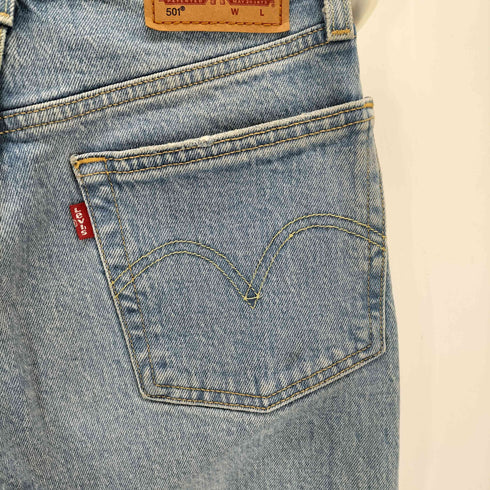 リーバイス Levis 501 ボタンフライストレートデニム レディース W24L30