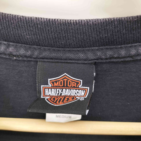 ハーレーダビッドソン HARLEY-DAVIDSON 両面プリント クルーネック S/S Tシャツ レディース import:M