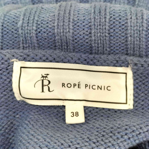 ロペピクニック Rope Picnic タートルネックスリットニットプルオーバー レディース 38