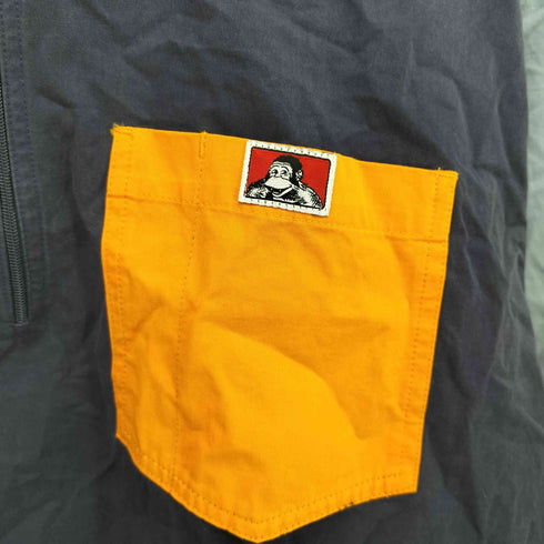 ベンデイビス BEN DAVIS ハーフジップ コットンツイル マルチカラー プルオーバーワークシャツ メンズ import:M