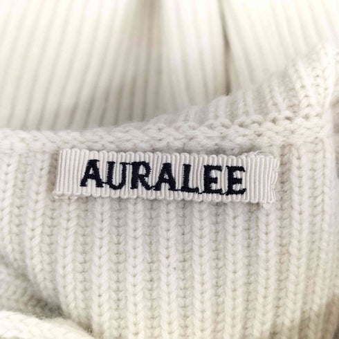 オーラリー AURALEE SUPER FINE WOOL RIB KNIT TURTLE NECK P/O レディース JPN:0