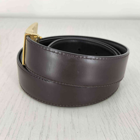 バーバリー BURBERRY ゴールドバックル レザーベルト メンズ