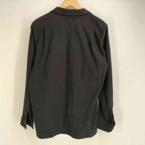 ローター ROTAR ダブルポケット猫目ボタン 開襟 L/S シャツ メンズ import:M