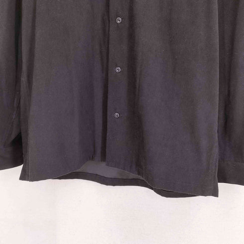 ローター ROTAR ダブルポケット猫目ボタン 開襟 L/S シャツ メンズ import:M