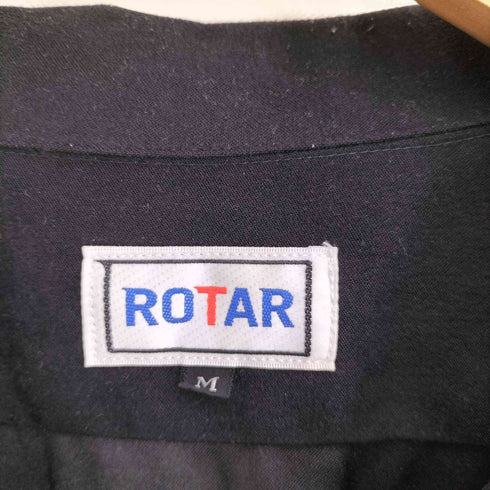 ローター ROTAR ダブルポケット猫目ボタン 開襟 L/S シャツ メンズ import:M